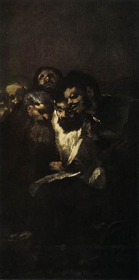 Francisco de Goya Reading